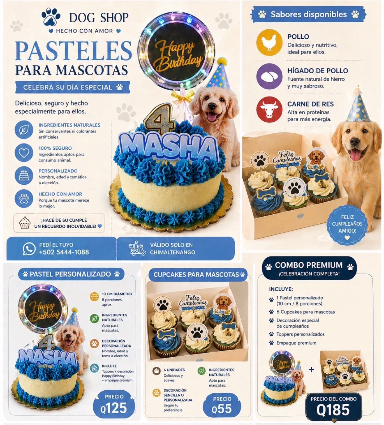 PASTEL PARA PELUDITOS