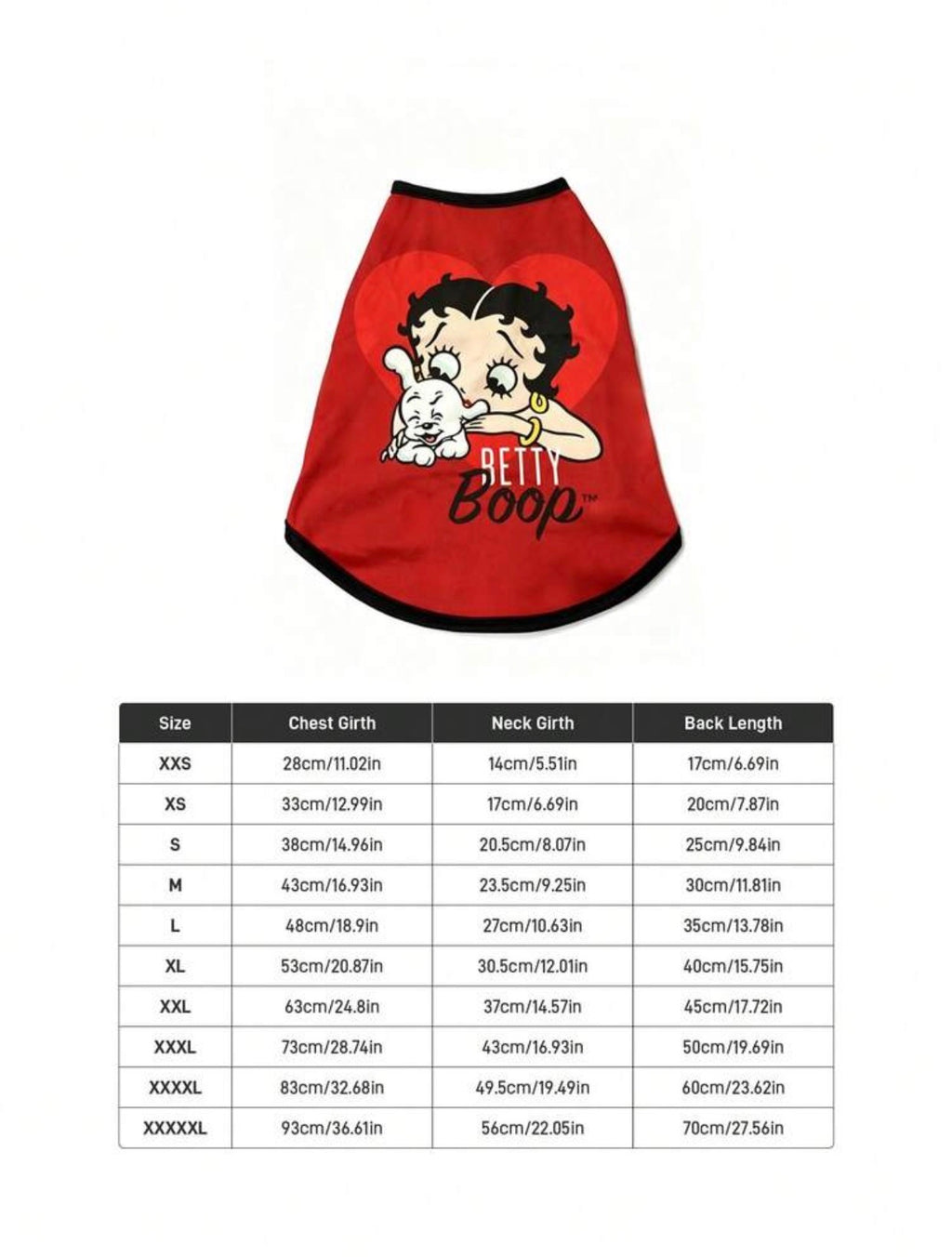 BETTY BOOP -CAMISA