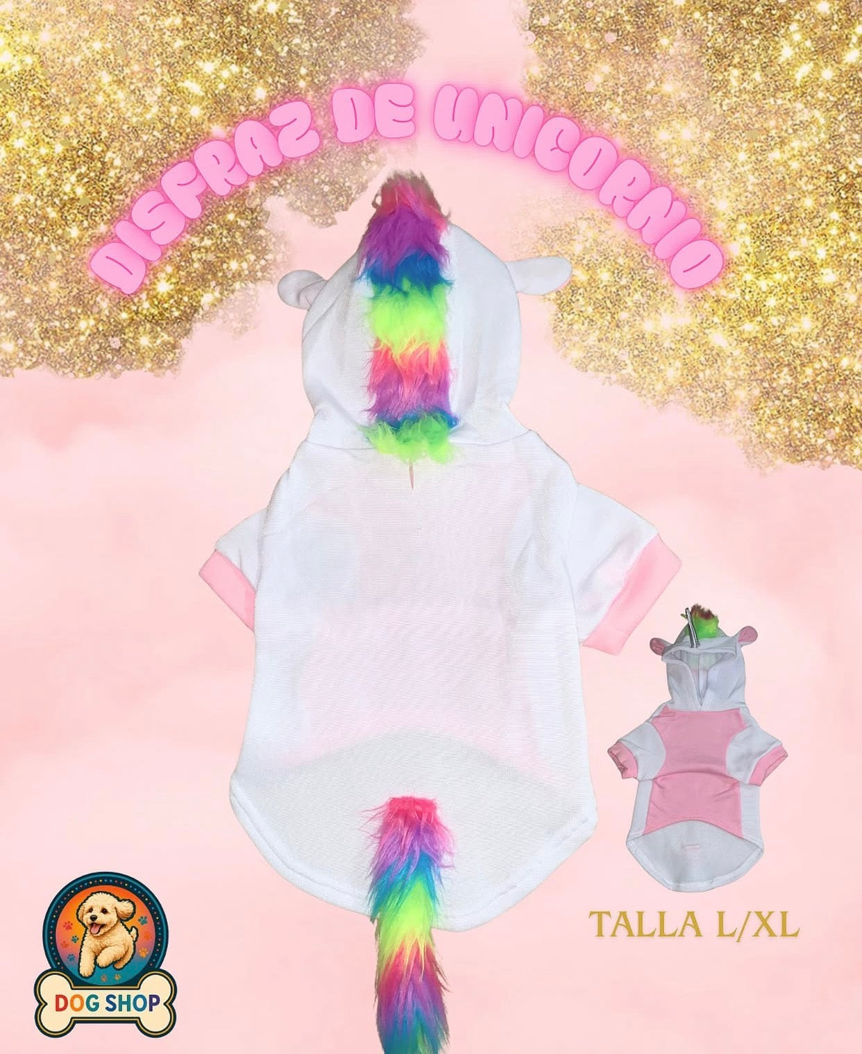 DISFRAZ DE UNICORNIO