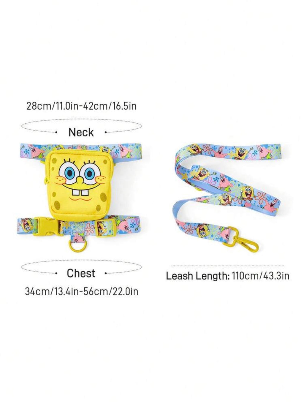 BOB ESPONJA - ARNÉS + MOCHILA
