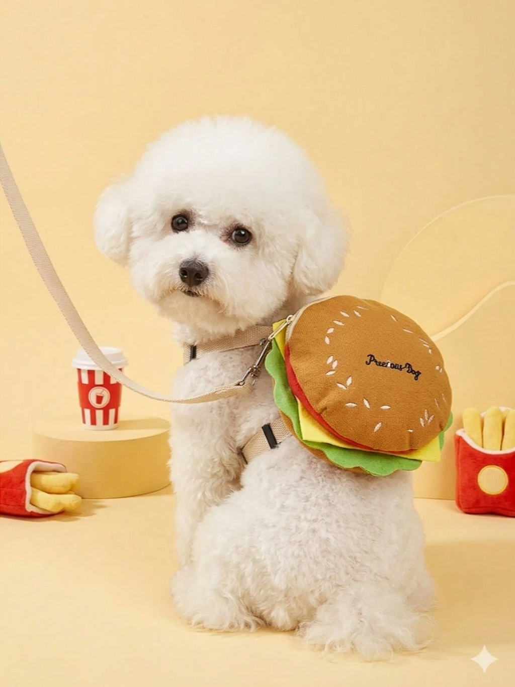PECHERA + MOCHILA DE HAMBURGUESA