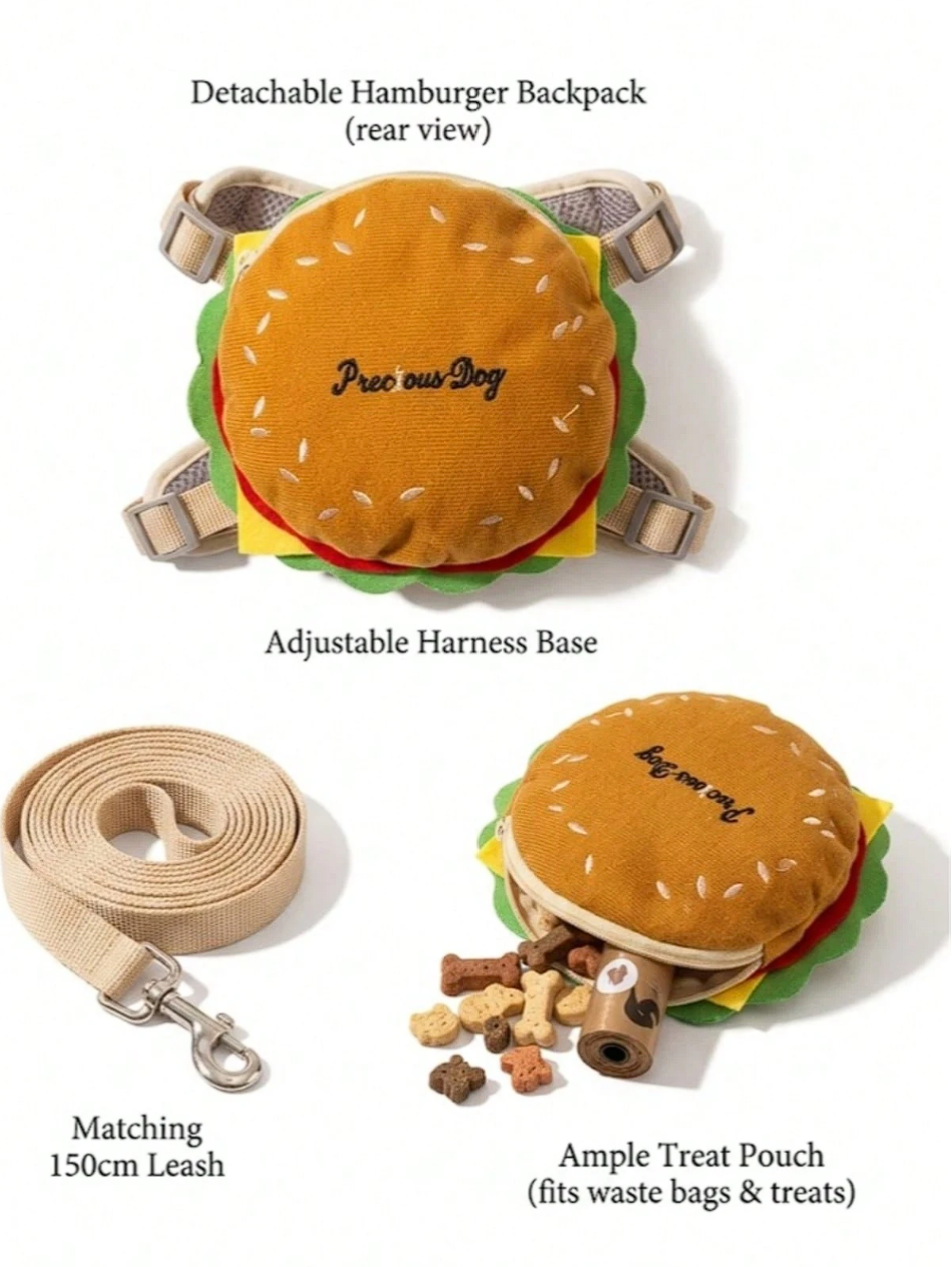 PECHERA + MOCHILA DE HAMBURGUESA